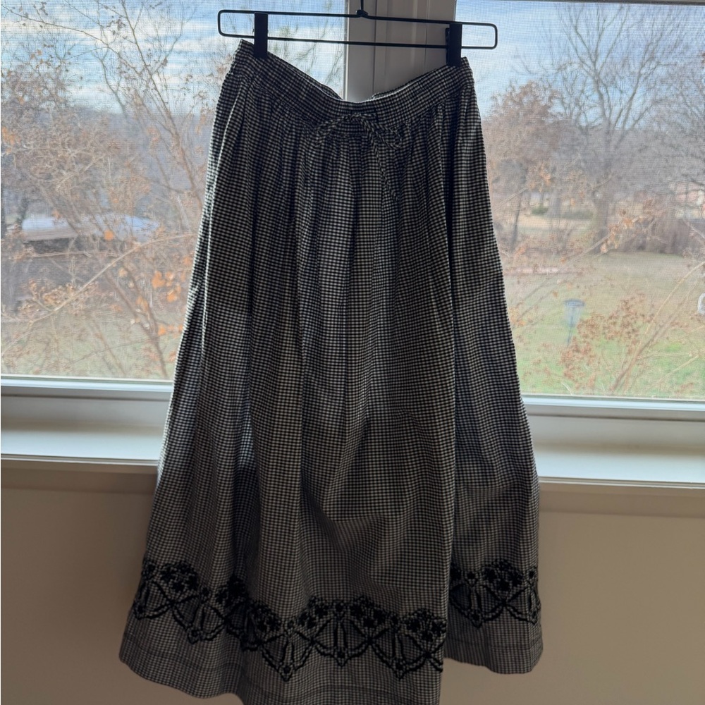 Damson Madder Gingham Skirt